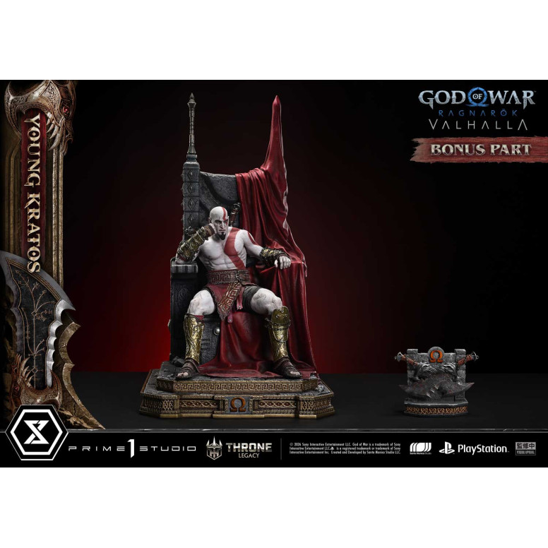 Prime 1 Studio - God of War ragnarok Valhalla - YOUNG KRATOS Bonus Version - Throne Legacy 1/3