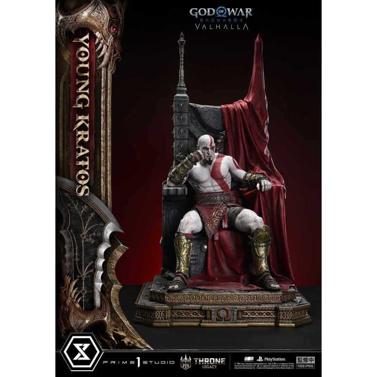Prime 1 Studio - God of War ragnarok Valhalla - YOUNG KRATOS Bonus Version - Throne Legacy 1/3