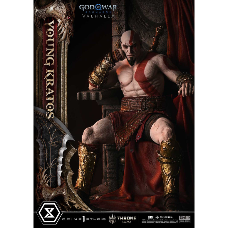 Prime 1 Studio - God of War ragnarok Valhalla - YOUNG KRATOS Bonus Version - Throne Legacy 1/3
