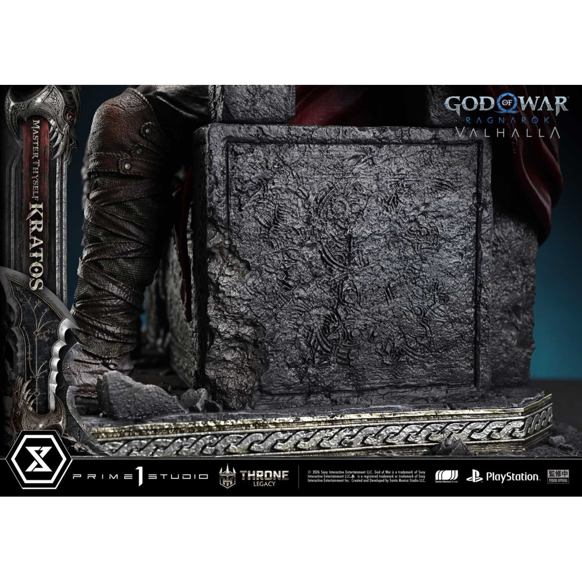 Prime 1 Studio - God of War: Ragnarok Valhalla - MASTER THYSELF KRATOS Bonus Version - Throne Legacy 1/3