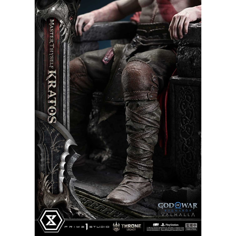 Prime 1 Studio - God of War: Ragnarok Valhalla - MASTER THYSELF KRATOS Bonus Version - Throne Legacy 1/3