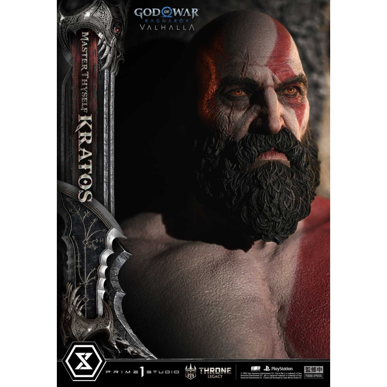 Prime 1 Studio - God of War: Ragnarok Valhalla - MASTER THYSELF KRATOS Bonus Version - Throne Legacy 1/3