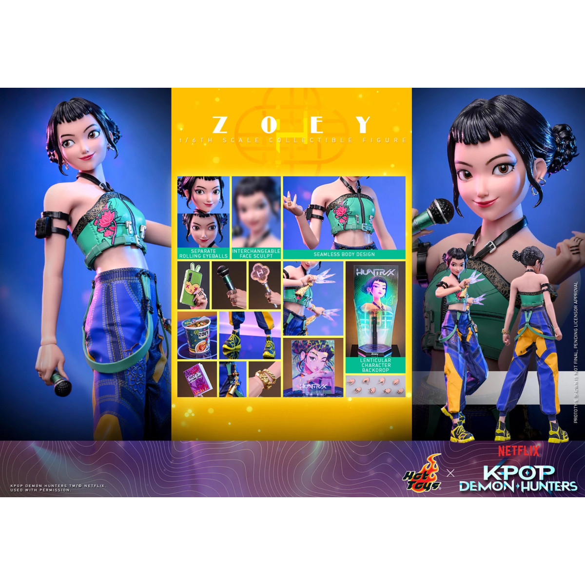 Hot Toys KPop Cazadores de Demonios - ZOEY 1/6