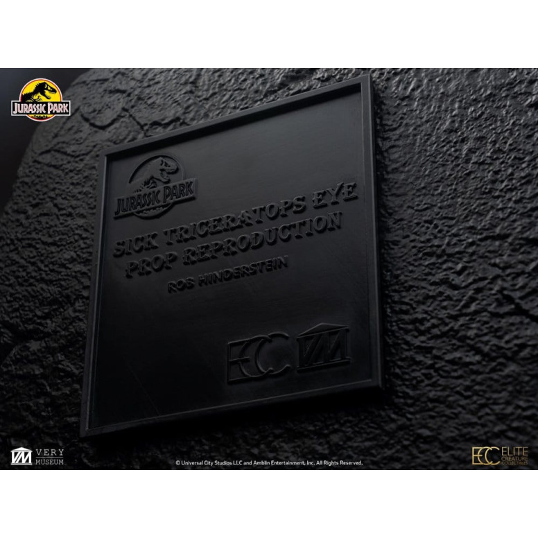 Toynami ECC Elite Creature Collectibles - Triceratops Ojo Prop (Reproducción) - Jurassic Park