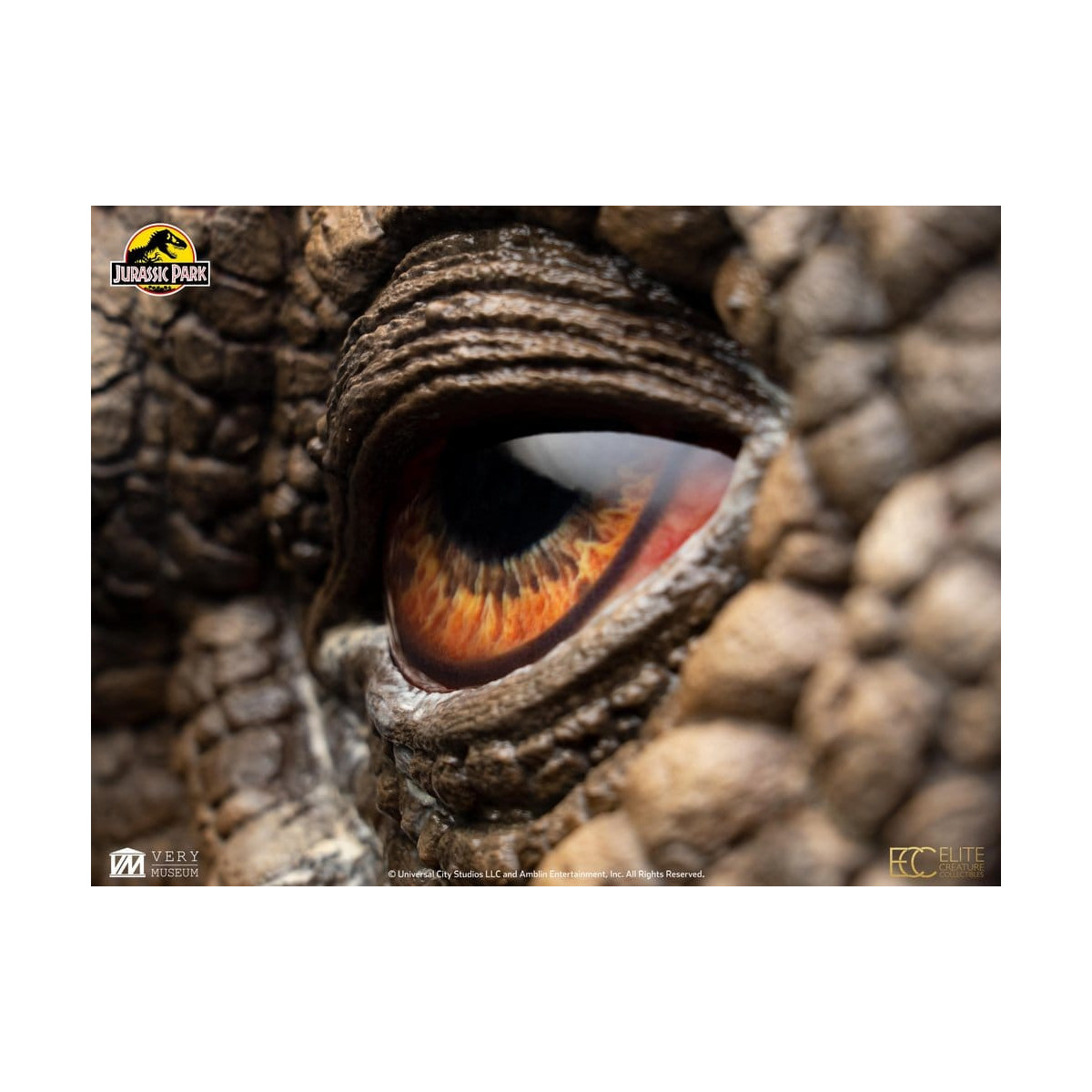 Toynami ECC Elite Creature Collectibles - Triceratops Ojo Prop (Reproducción) - Jurassic Park