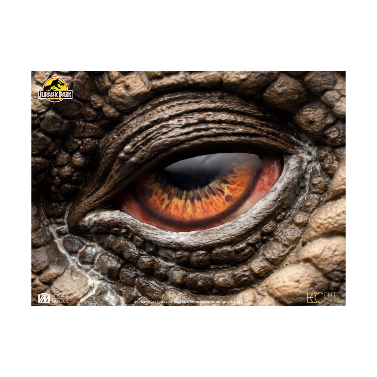 Toynami ECC Elite Creature Collectibles - Triceratops Ojo Prop (Reproducción) - Jurassic Park