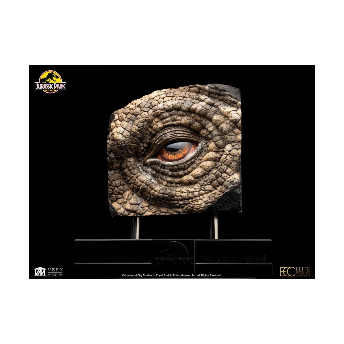 Toynami ECC Elite Creature Collectibles - Triceratops Ojo Prop (Reproducción) - Jurassic Park