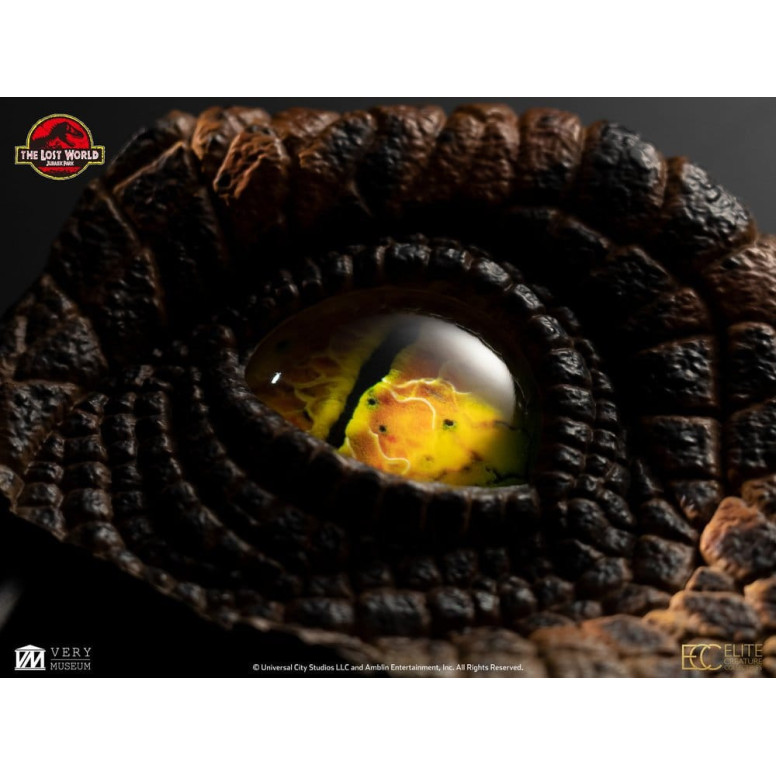 Toynami ECC Elite Creature Collectibles - Ojo de Velociraptor Macho - El Mundo Perdido: Jurassic Park