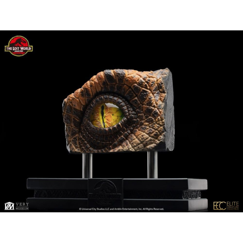 Toynami ECC Elite Creature Collectibles - Ojo de Velociraptor Macho - El Mundo Perdido: Jurassic Park