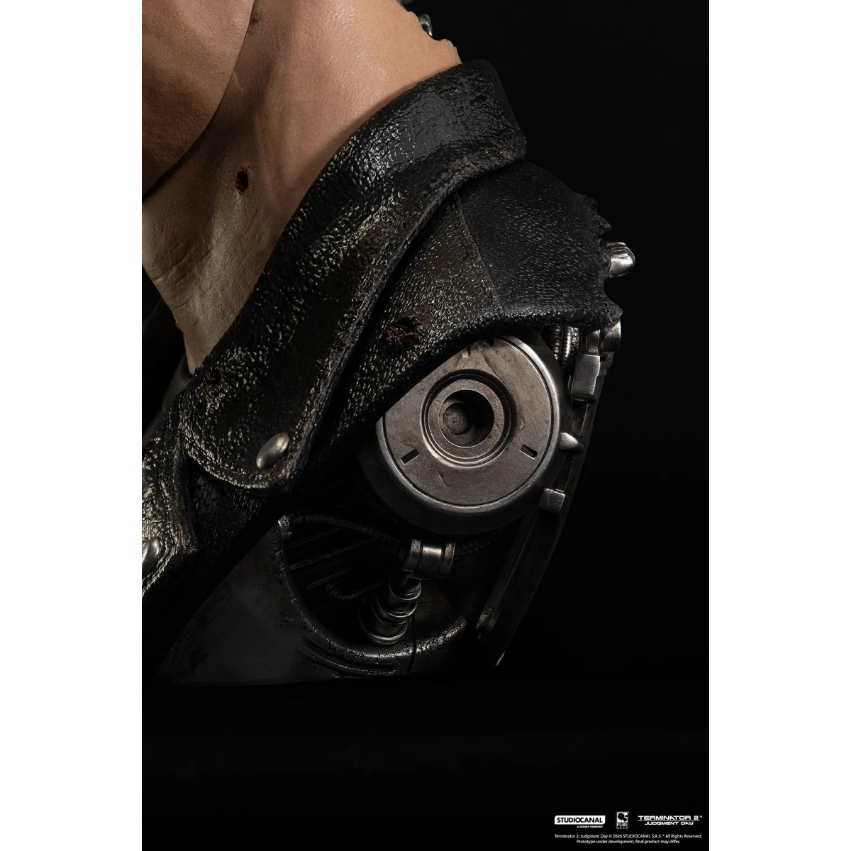 Pure Arts Terminator 2 T-800 Modelo 101 Arte Dañado en Batalla La Máscara