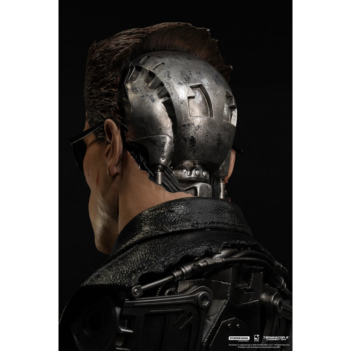 Pure Arts Terminator 2 T-800 Modelo 101 Arte Dañado en Batalla La Máscara