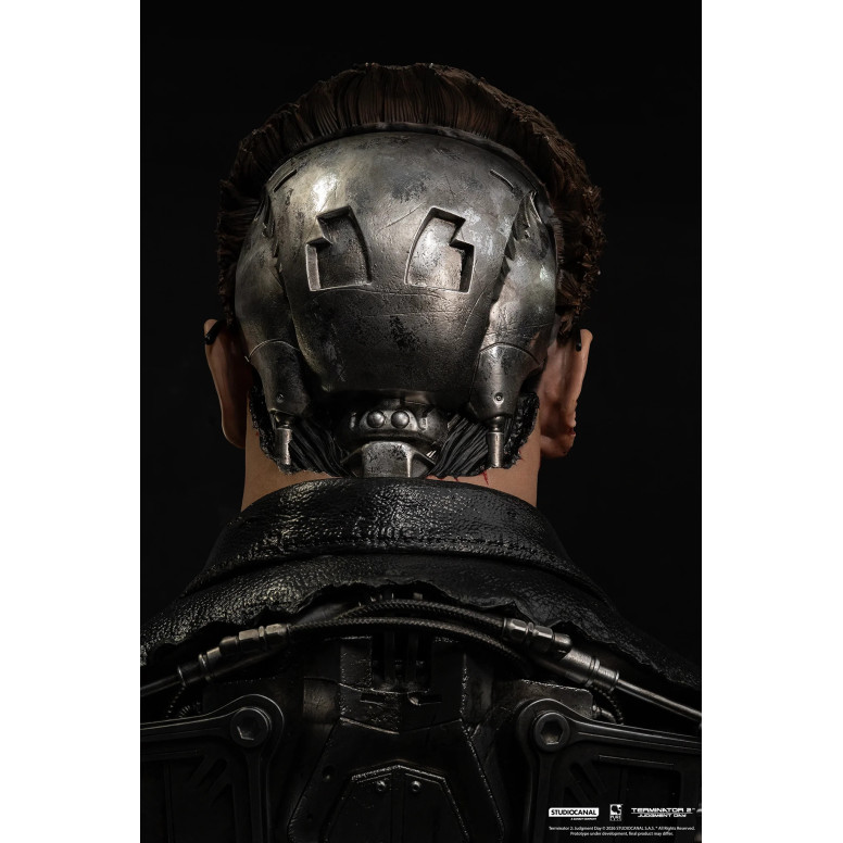 Pure Arts Terminator 2 T-800 Modelo 101 Arte Dañado en Batalla La Máscara