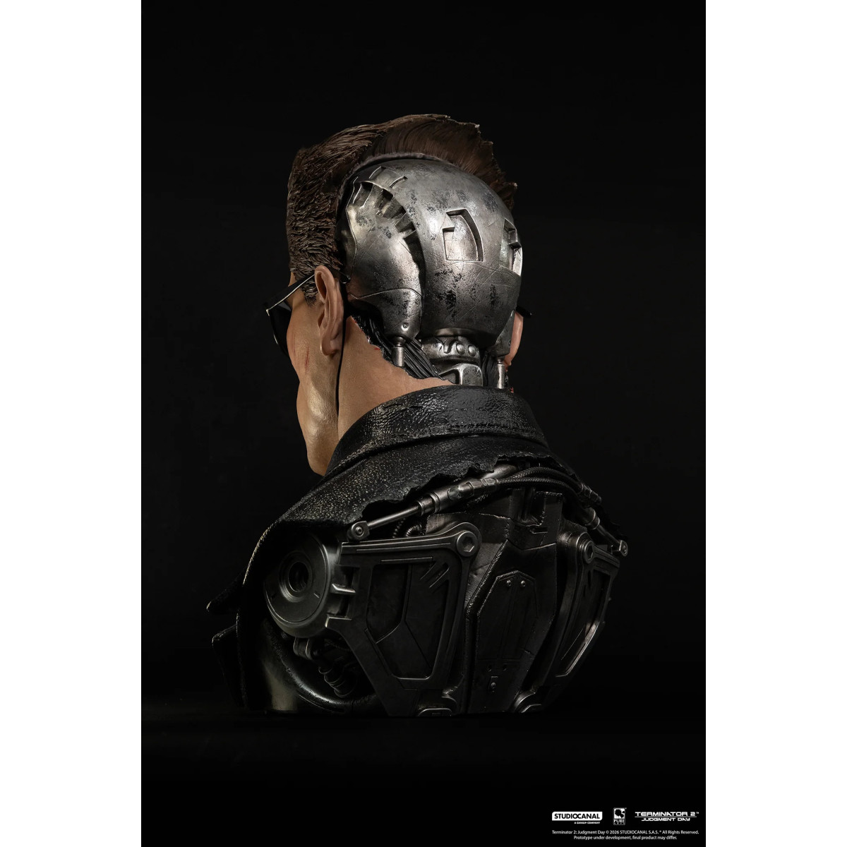 Pure Arts Terminator 2 T-800 Modelo 101 Arte Dañado en Batalla La Máscara