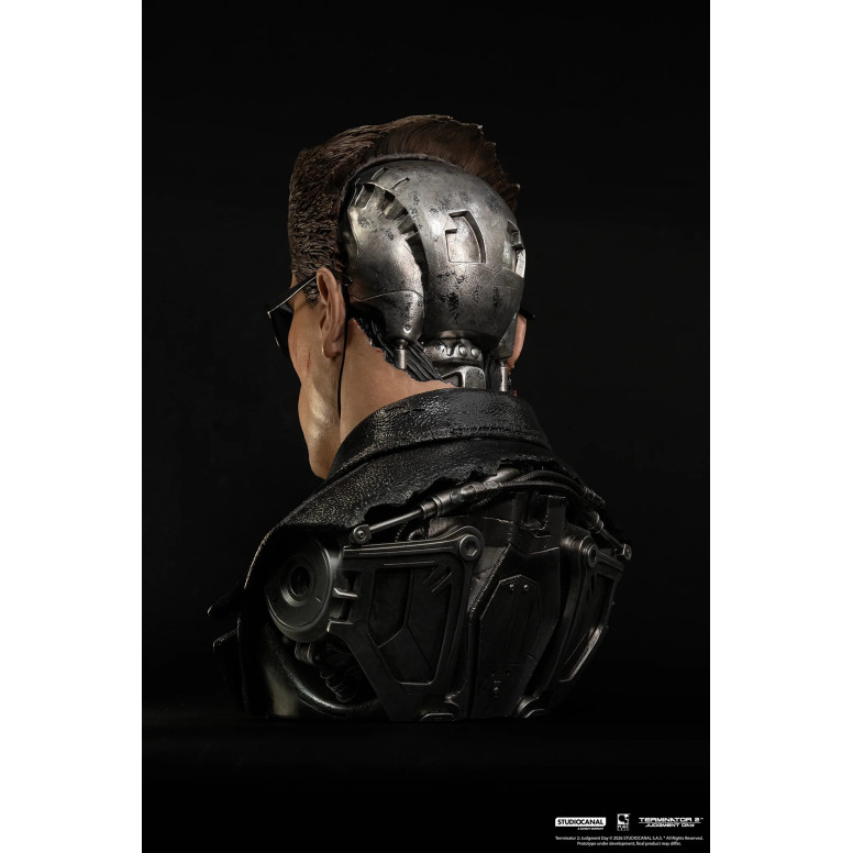 Pure Arts Terminator 2 T-800 Modelo 101 Arte Dañado en Batalla La Máscara