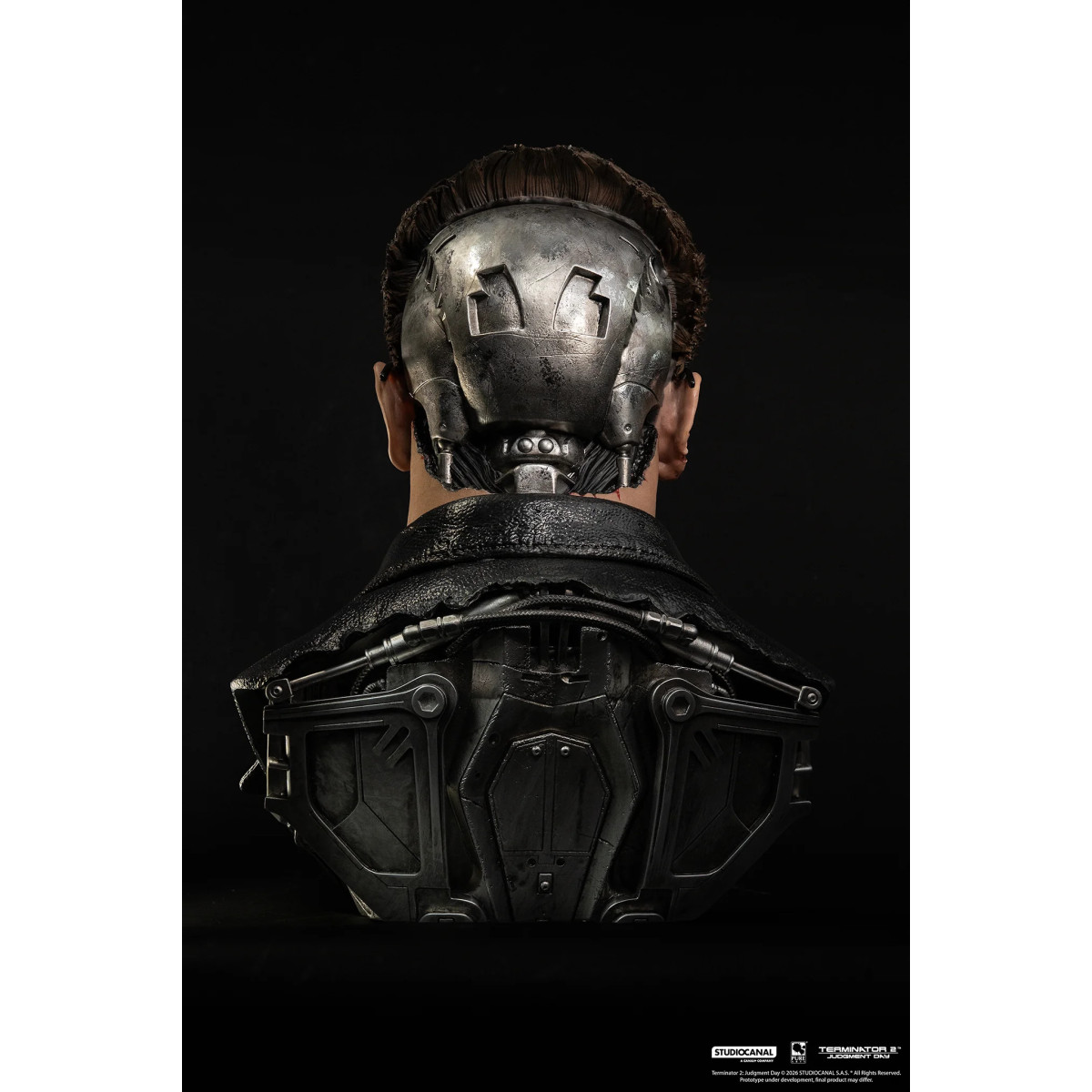 Pure Arts Terminator 2 T-800 Modelo 101 Arte Dañado en Batalla La Máscara