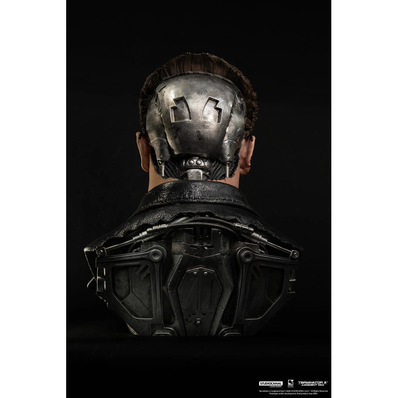 Pure Arts Terminator 2 T-800 Modelo 101 Arte Dañado en Batalla La Máscara