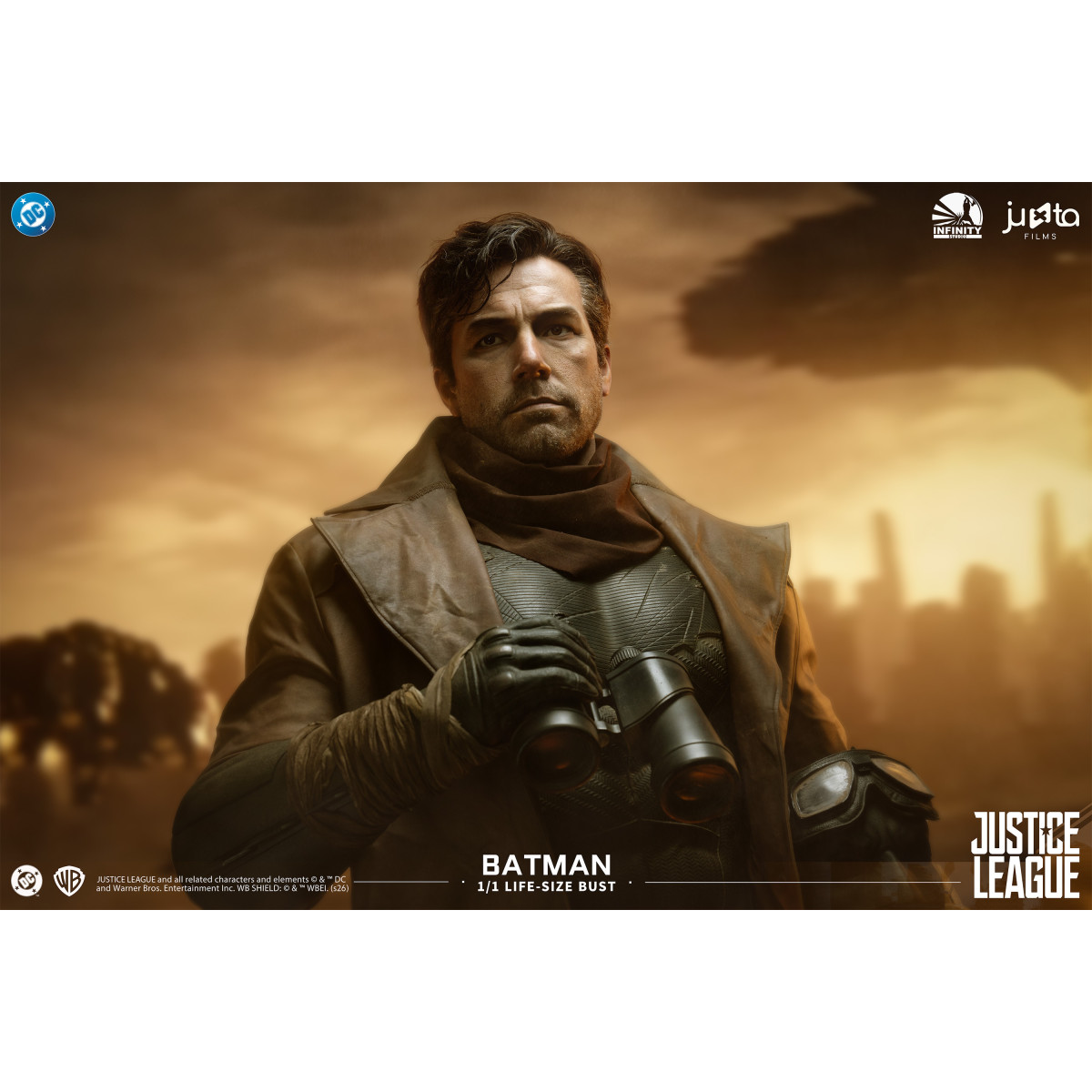 Infinity Studio × Juxta Films - "Zack Snyder's Justice League" Knightmare Batman 1/1 Half-Scale Bust