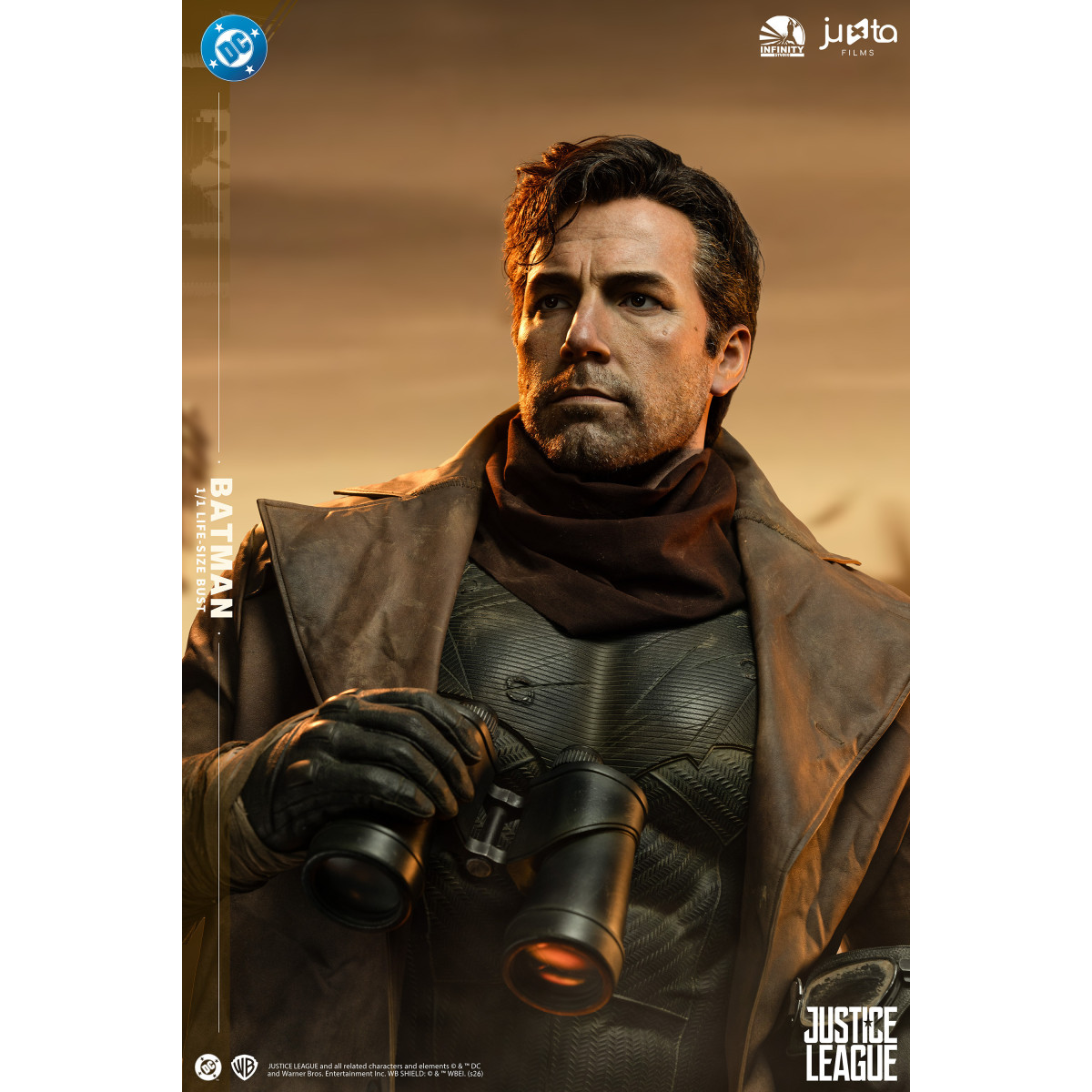 Infinity Studio × Juxta Films - "Zack Snyder's Justice League" Knightmare Batman 1/1 Half-Scale Bust