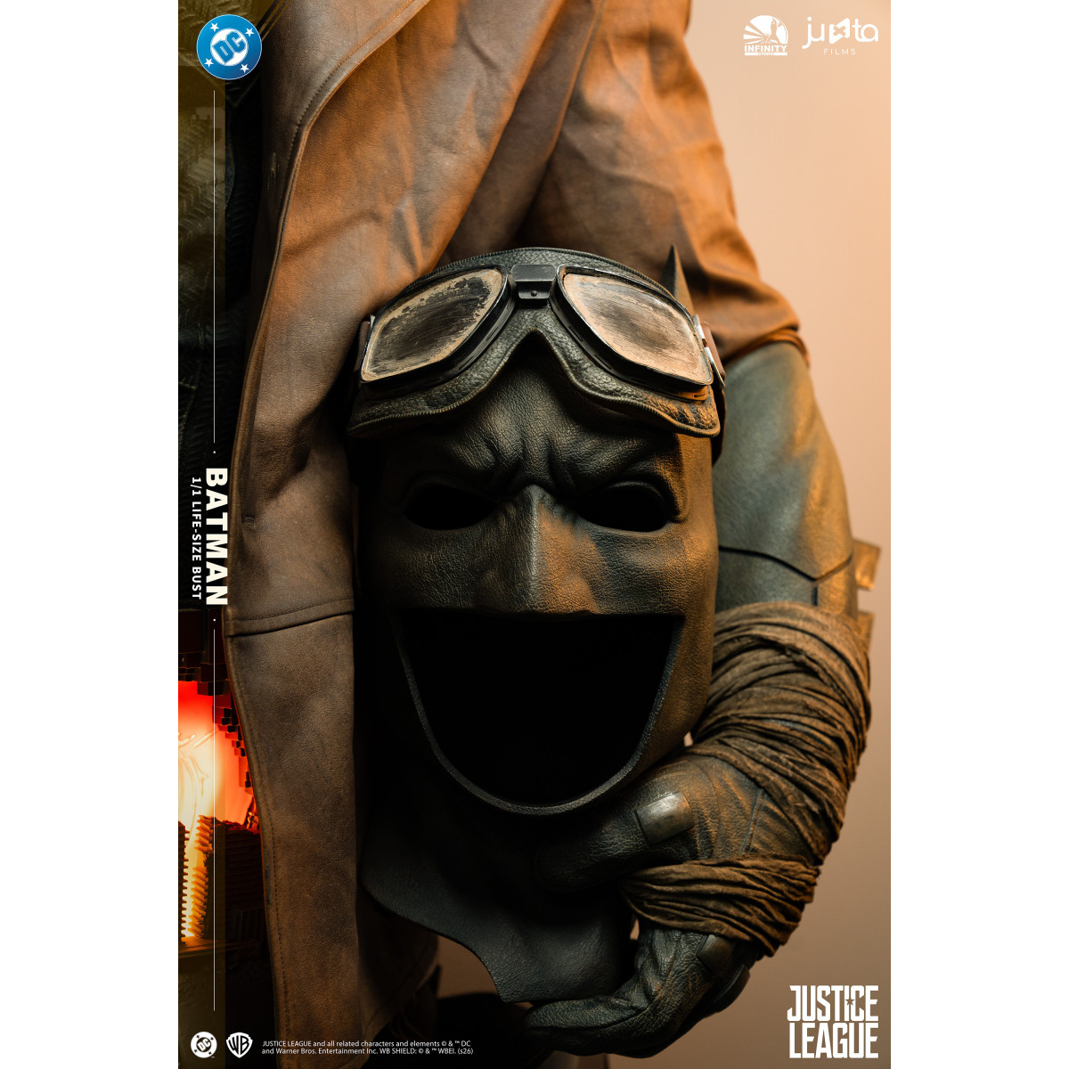 Infinity Studio × Juxta Films - "Zack Snyder's Justice League" Knightmare Batman 1/1 Half-Scale Bust