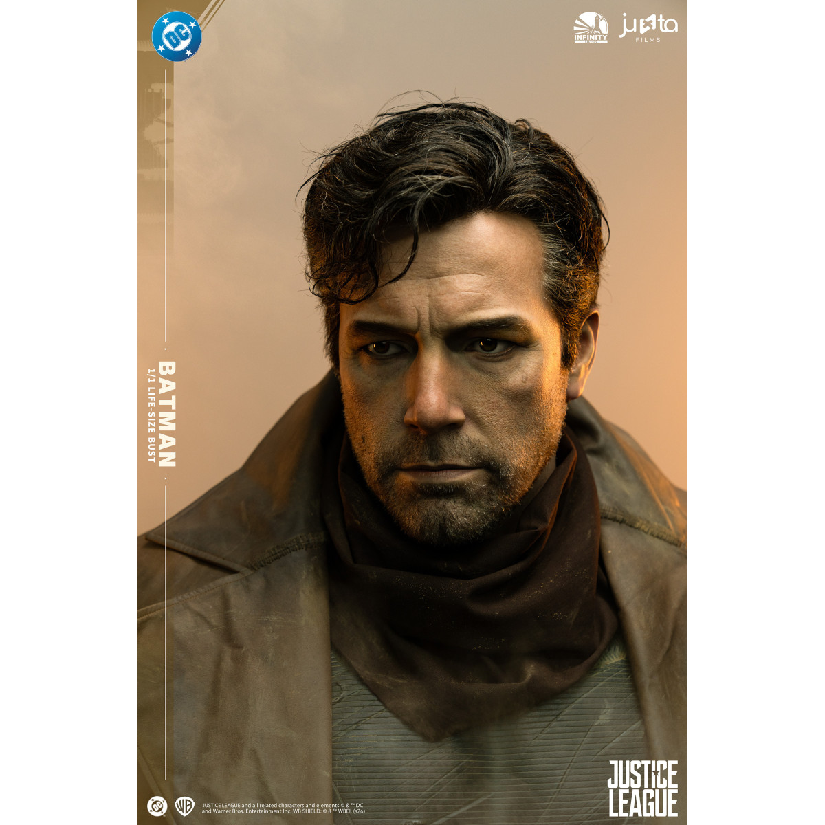 Infinity Studio × Juxta Films - "Zack Snyder's Justice League" Knightmare Batman 1/1 Half-Scale Bust