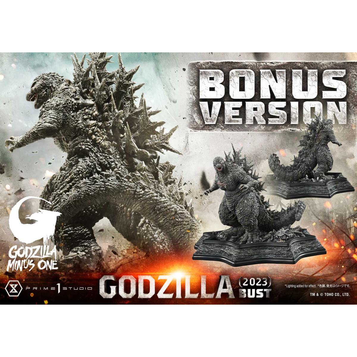 Prime 1 Studio - Busto Godzilla - Godzilla Menos Uno (2023) Bonus Version