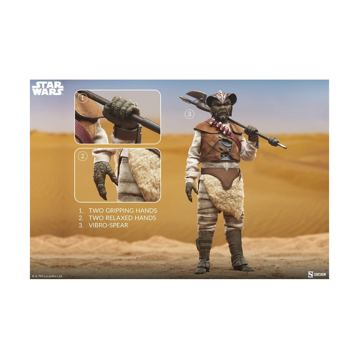 Sideshow Star Wars - Wooof 1/6 Escoria y Villanía - El Retorno del Jedi