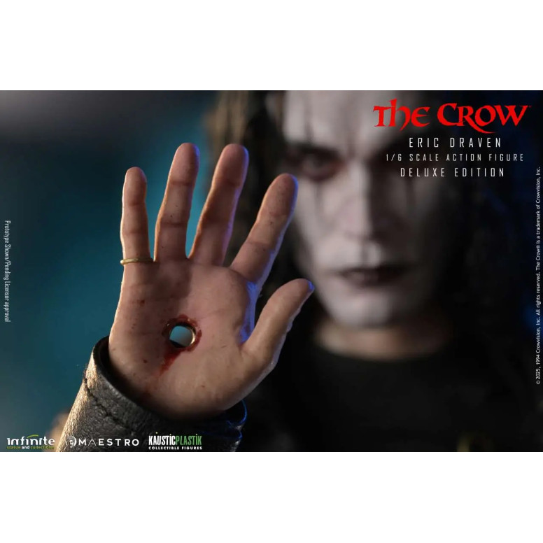 Infinite Statue X Kaustic Plastik - Maestro - Eric Draven Figura de Acción de Lujo Edición de Lujo 1/6 - El cuervo