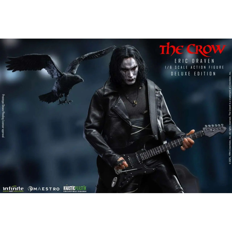 Infinite Statue X Kaustic Plastik - Maestro - Eric Draven Figura de Acción de Lujo Edición de Lujo 1/6 - El cuervo