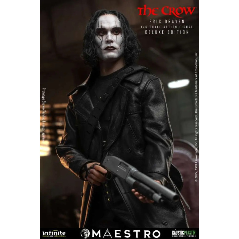 Infinite Statue X Kaustic Plastik - Maestro - Eric Draven Figura de Acción de Lujo Edición de Lujo 1/6 - El cuervo