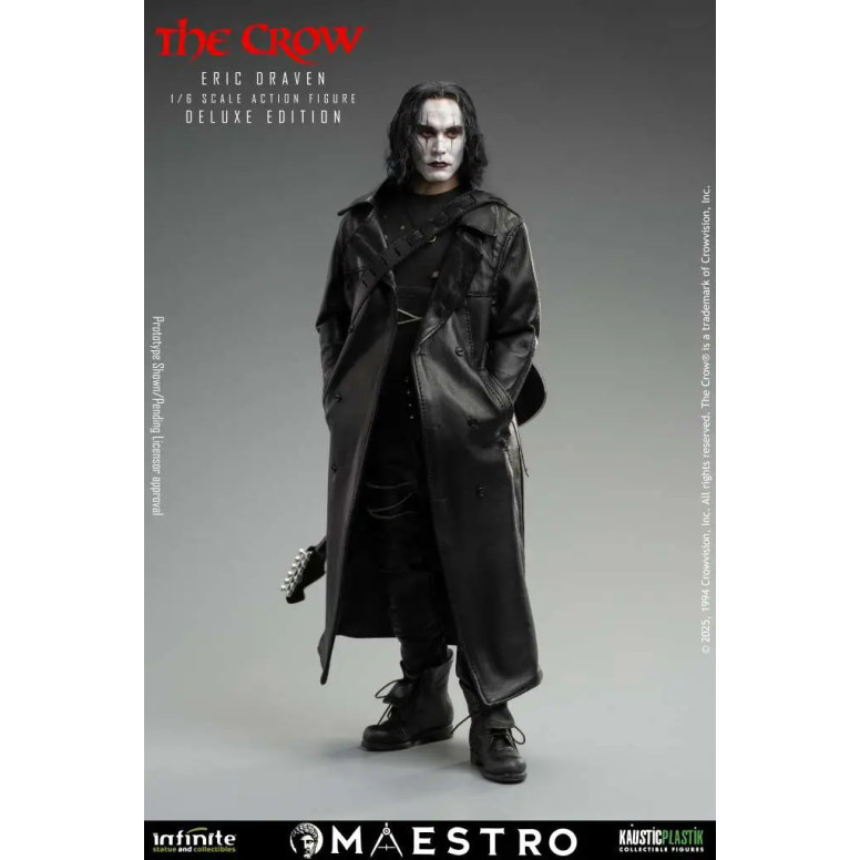Infinite Statue X Kaustic Plastik - Maestro - Eric Draven Figura de Acción de Lujo Edición de Lujo 1/6 - El cuervo