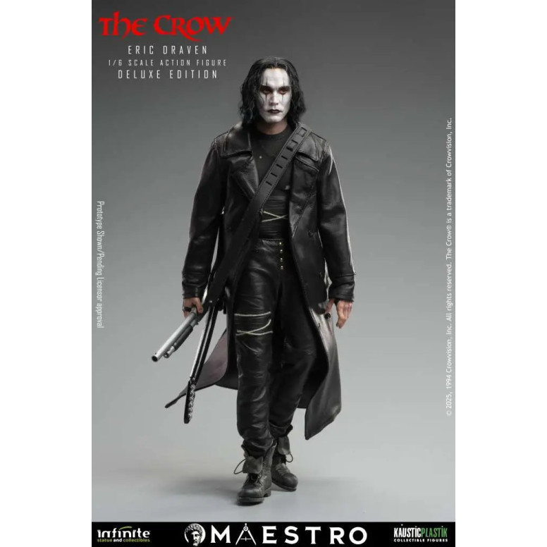 Infinite Statue X Kaustic Plastik - Maestro - Eric Draven Figura de Acción de Lujo Edición de Lujo 1/6 - El cuervo
