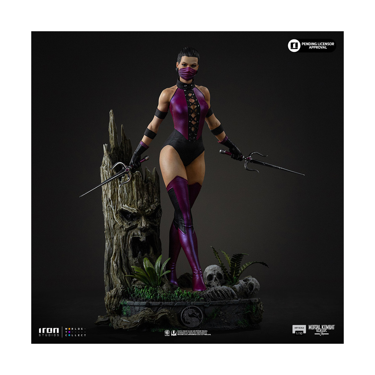 Iron Studios - Mortal Kombat - Mileena Arte Escala 1/10