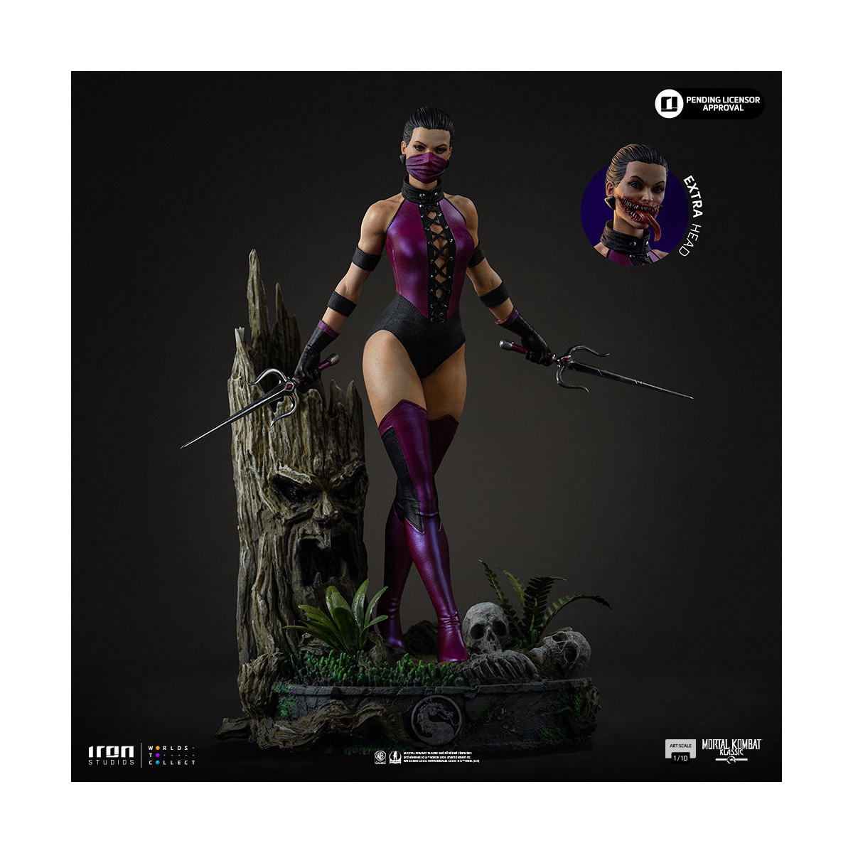 Iron Studios - Mortal Kombat - Mileena Arte Escala 1/10