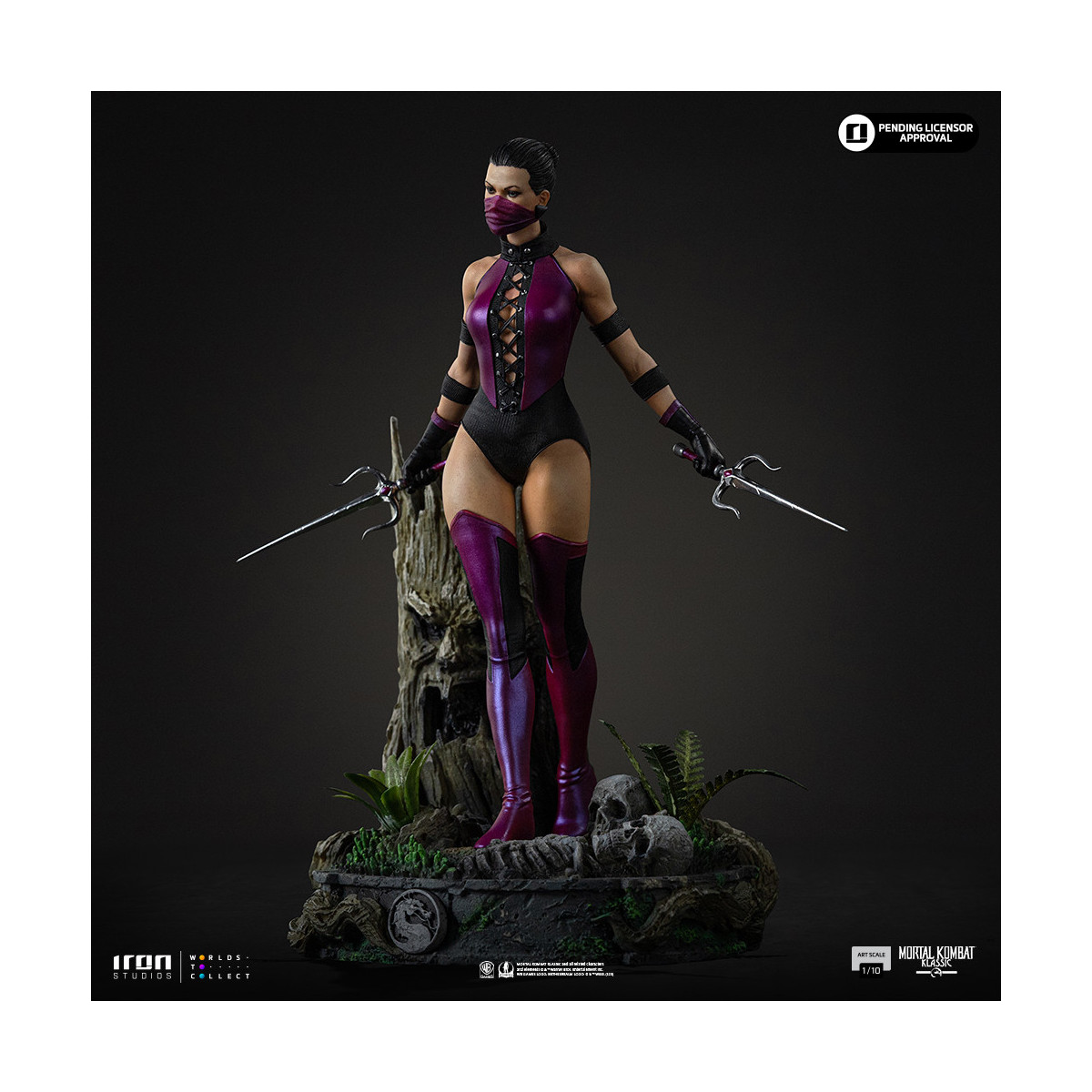 Iron Studios - Mortal Kombat - Mileena Arte Escala 1/10