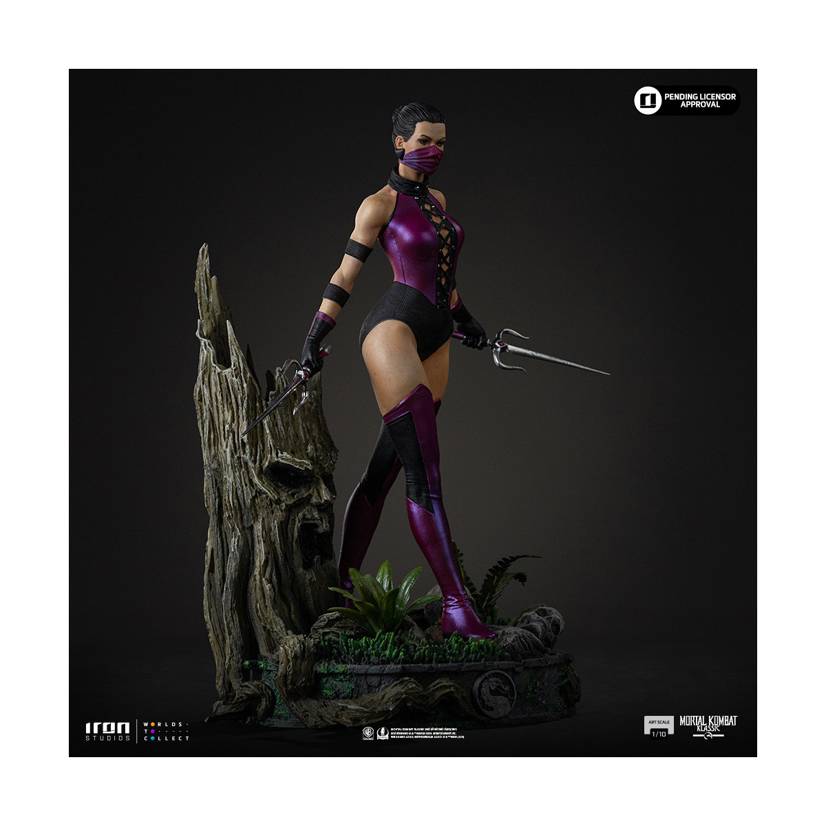 Iron Studios - Mortal Kombat - Mileena Arte Escala 1/10