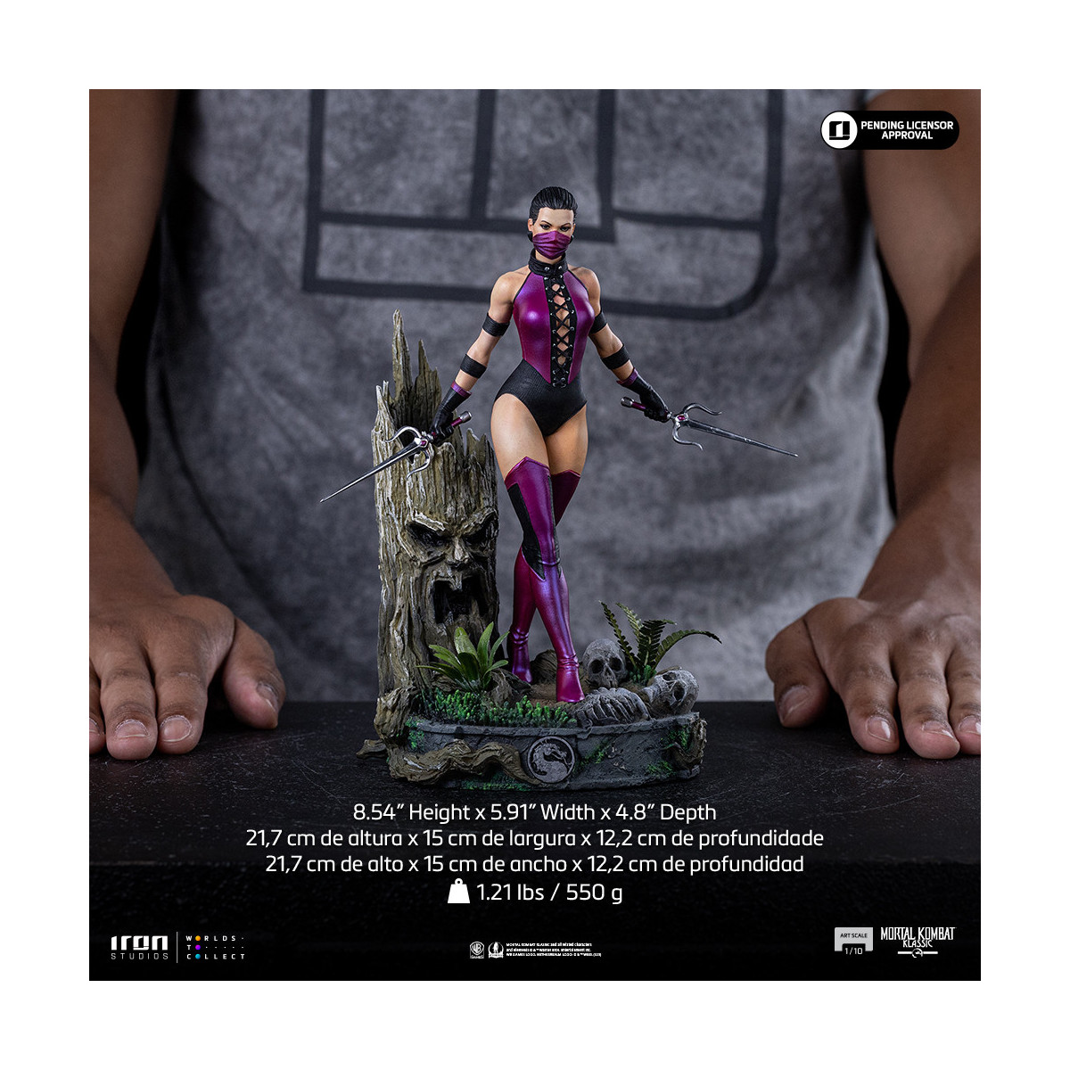 Iron Studios - Mortal Kombat - Mileena Arte Escala 1/10