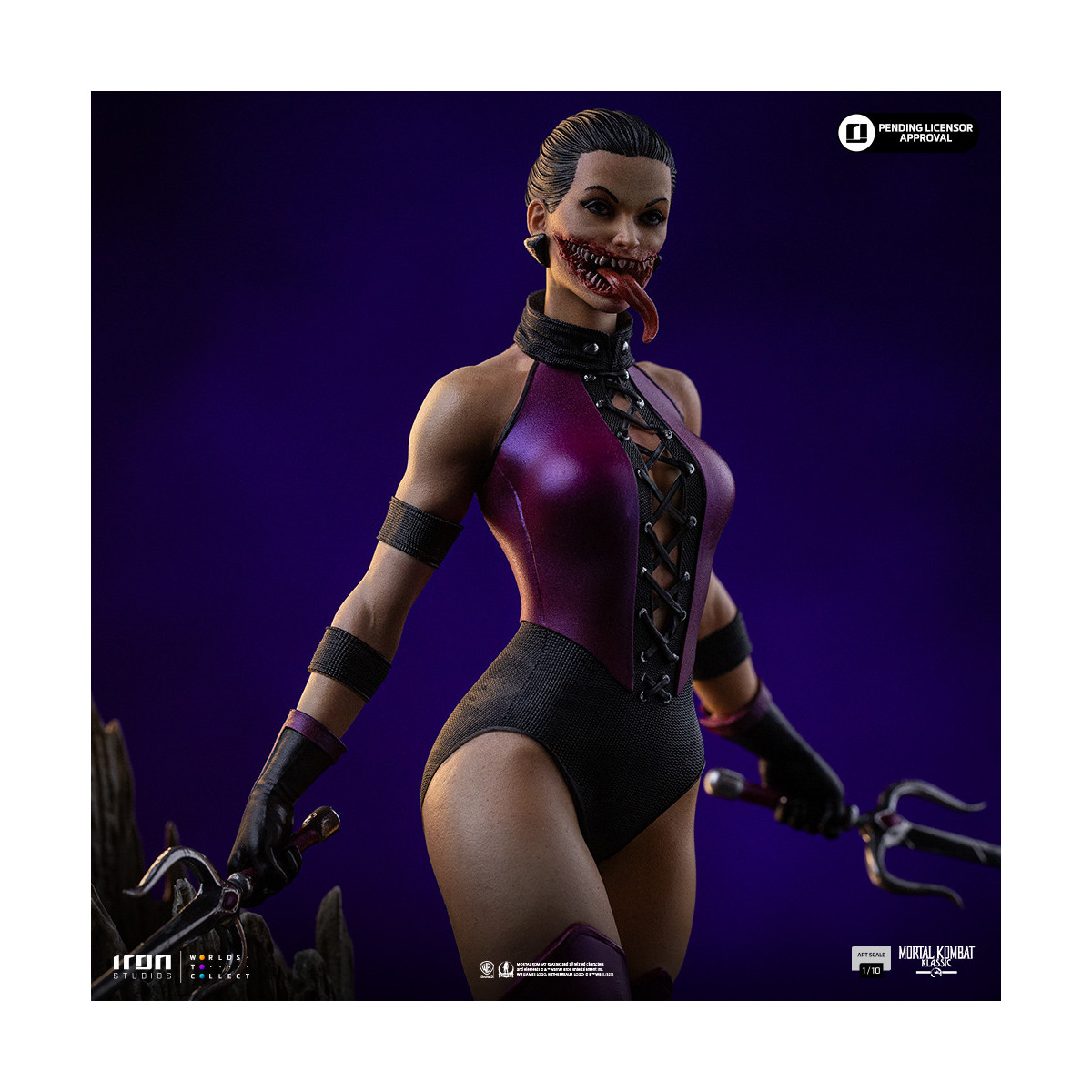Iron Studios - Mortal Kombat - Mileena Arte Escala 1/10