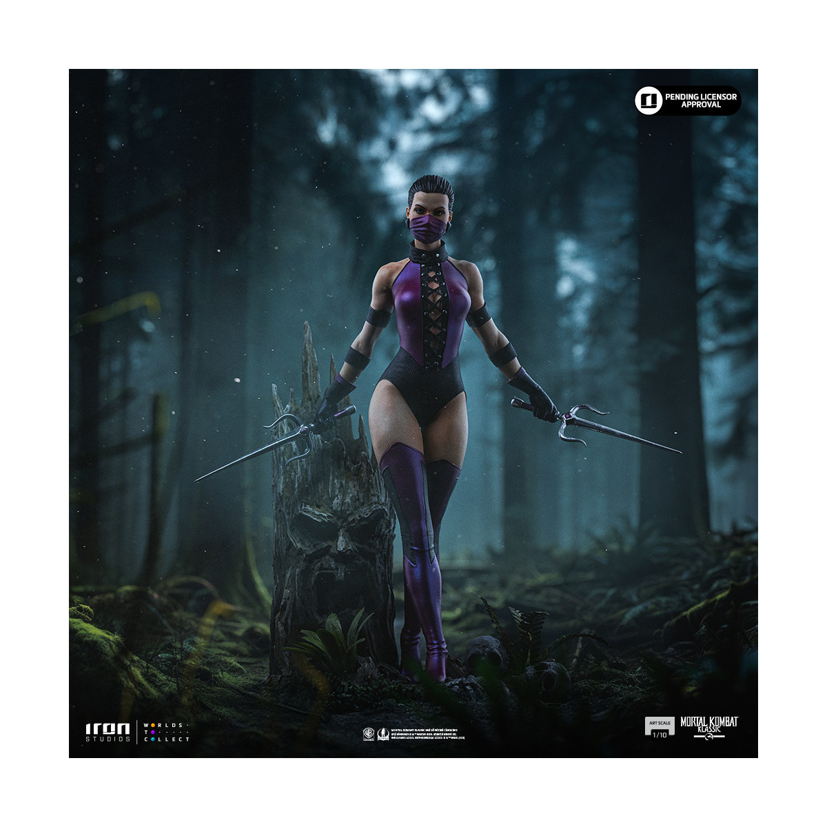 Iron Studios - Mortal Kombat - Mileena Arte Escala 1/10