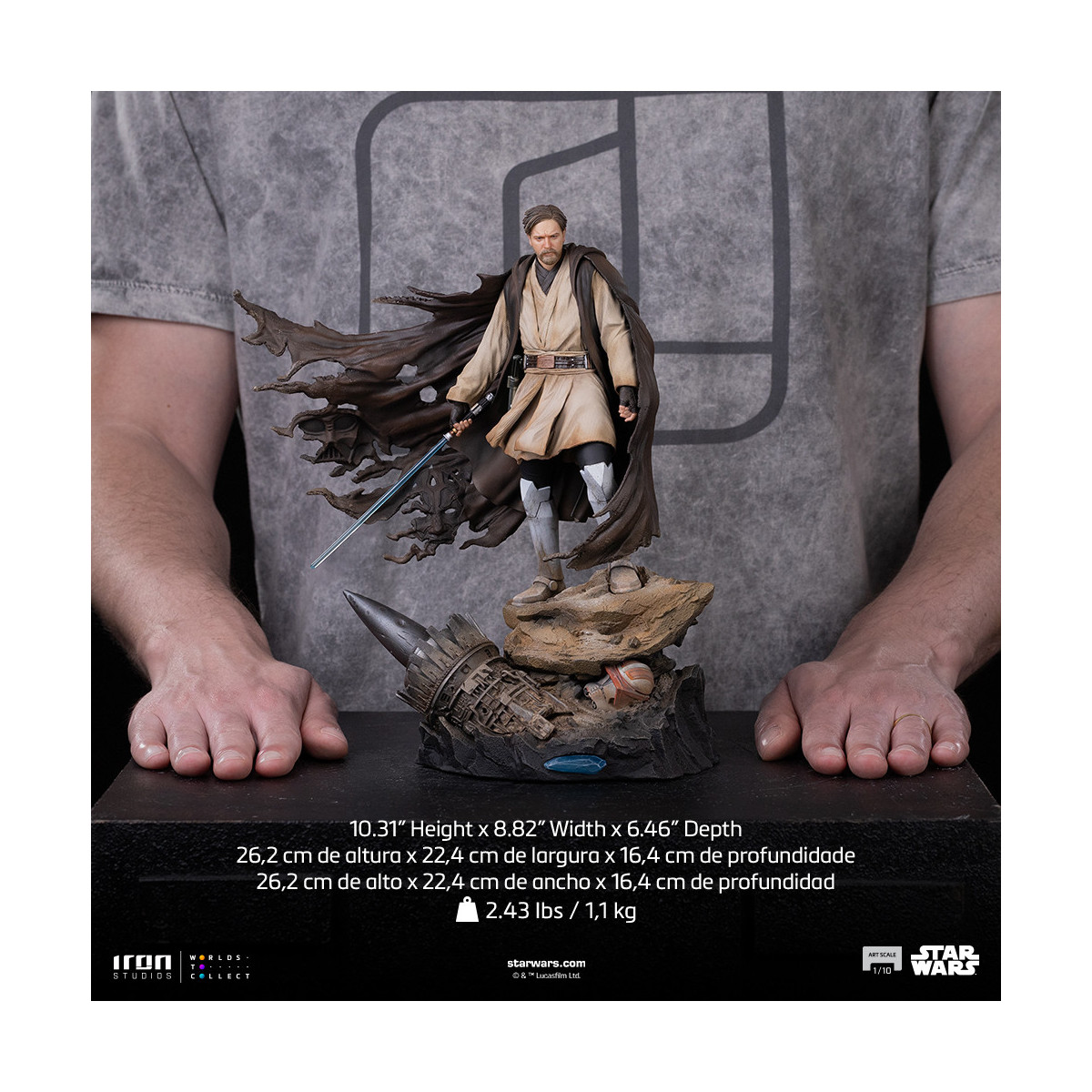 Iron Studios Star Wars - Firma Obi-Wan Kenobi Art Scale 1/10