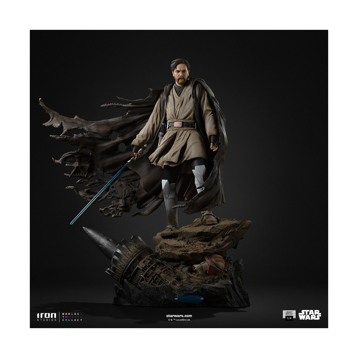 Iron Studios Star Wars - Réplica del Legado de Obi-Wan Kenobi 1/4 Firmas