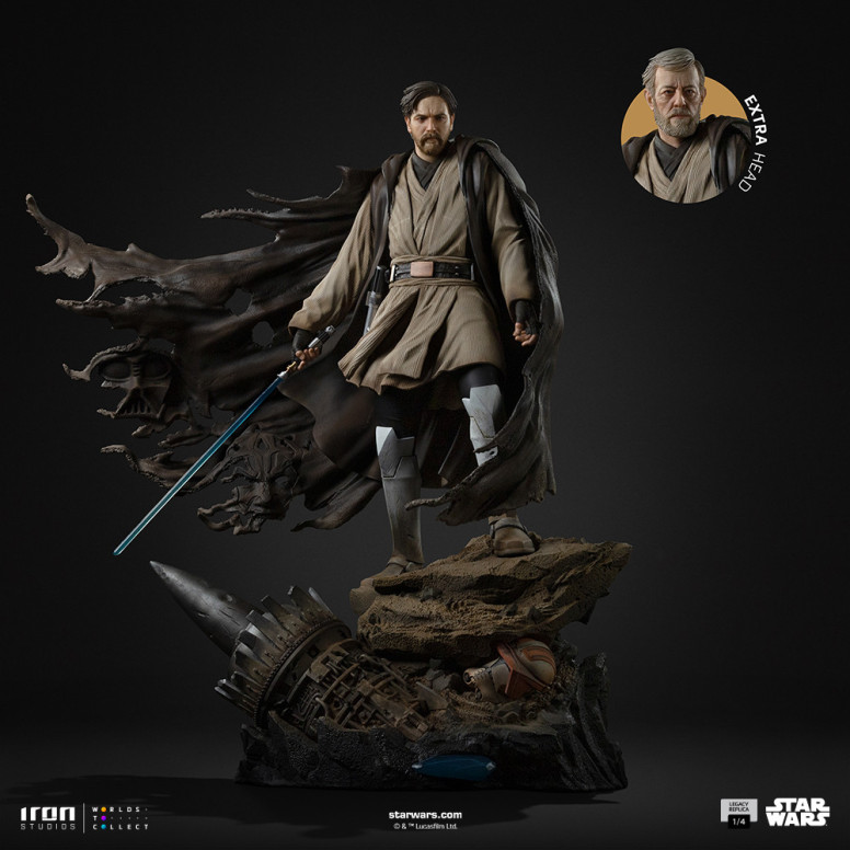Iron Studios Star Wars - Réplica del Legado de Obi-Wan Kenobi 1/4 Firmas