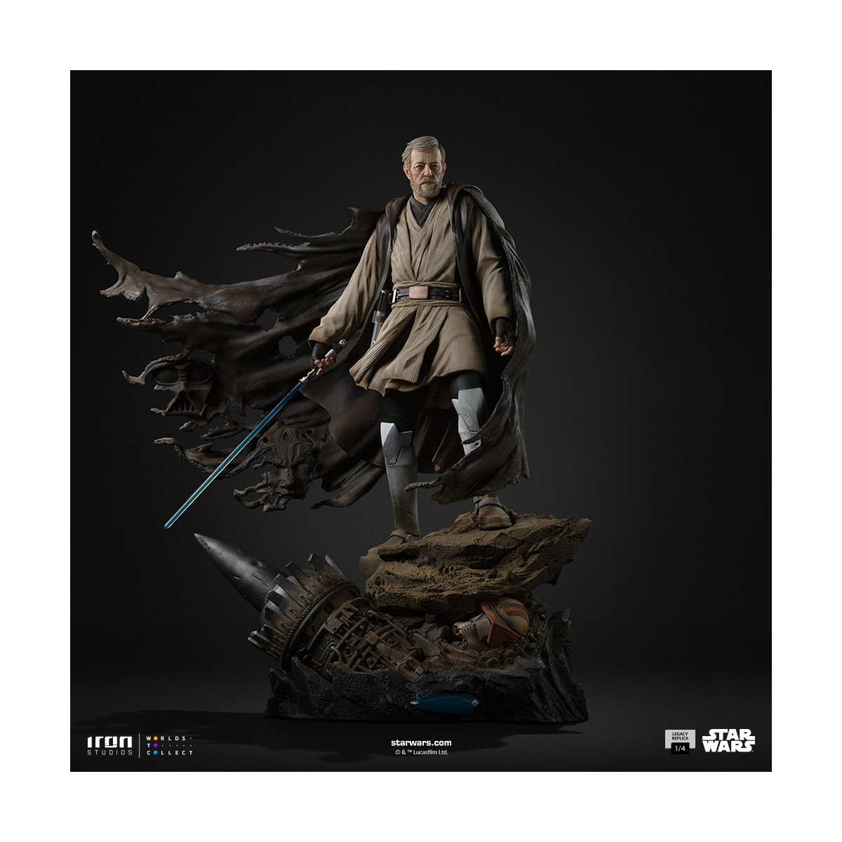 Iron Studios Star Wars - Réplica del Legado de Obi-Wan Kenobi 1/4 Firmas