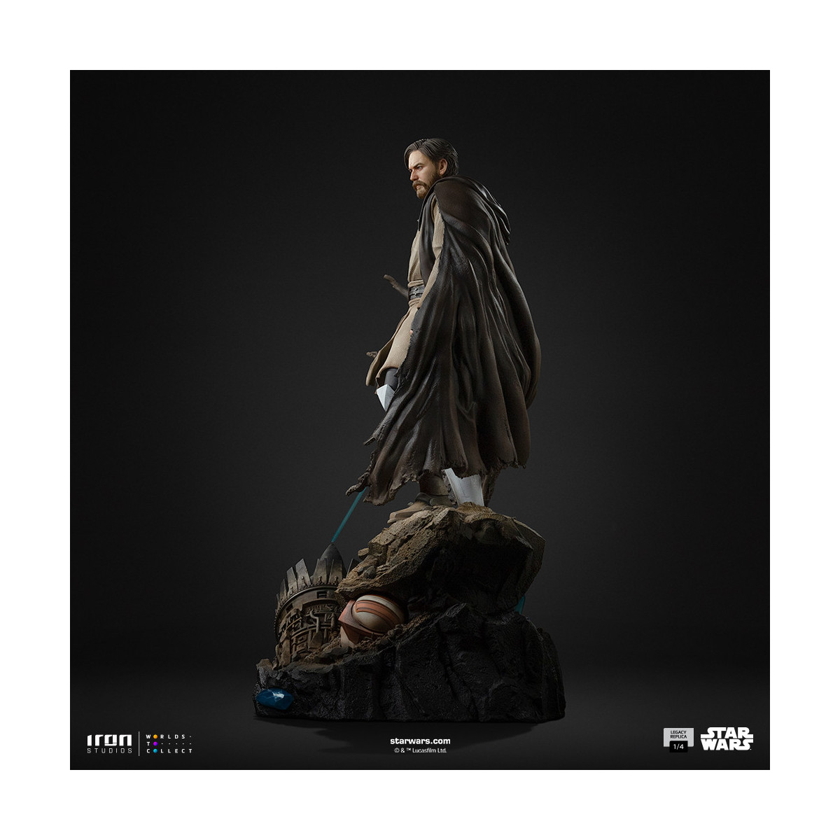 Iron Studios Star Wars - Réplica del Legado de Obi-Wan Kenobi 1/4 Firmas