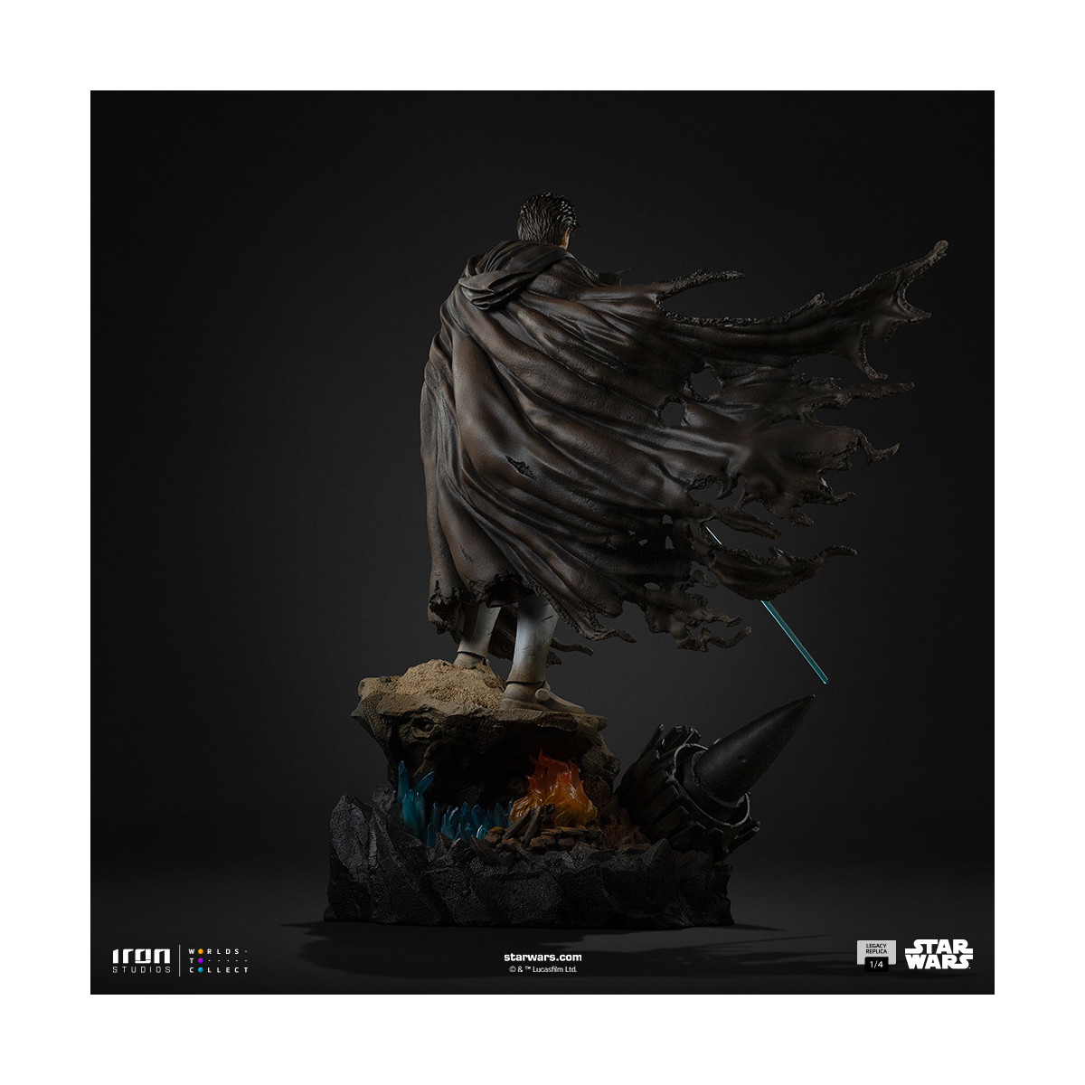 Iron Studios Star Wars - Réplica del Legado de Obi-Wan Kenobi 1/4 Firmas