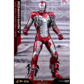 Hot Toys Iron Man Mark V Movie Masterpiece Diecast 1/6
