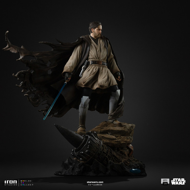 Iron Studios Star Wars - Réplica del Legado de Obi-Wan Kenobi 1/4 Firmas