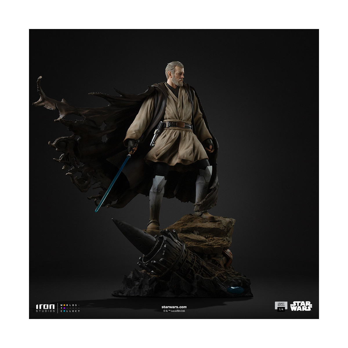 Iron Studios Star Wars - Réplica del Legado de Obi-Wan Kenobi 1/4 Firmas