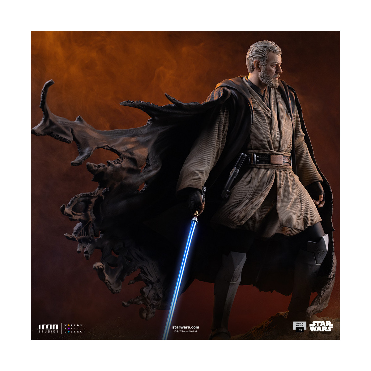 Iron Studios Star Wars - Réplica del Legado de Obi-Wan Kenobi 1/4 Firmas