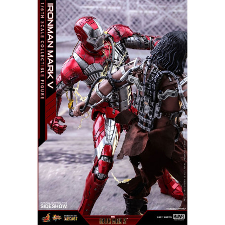 Hot Toys Iron Man Mark V Movie Masterpiece Diecast 1/6