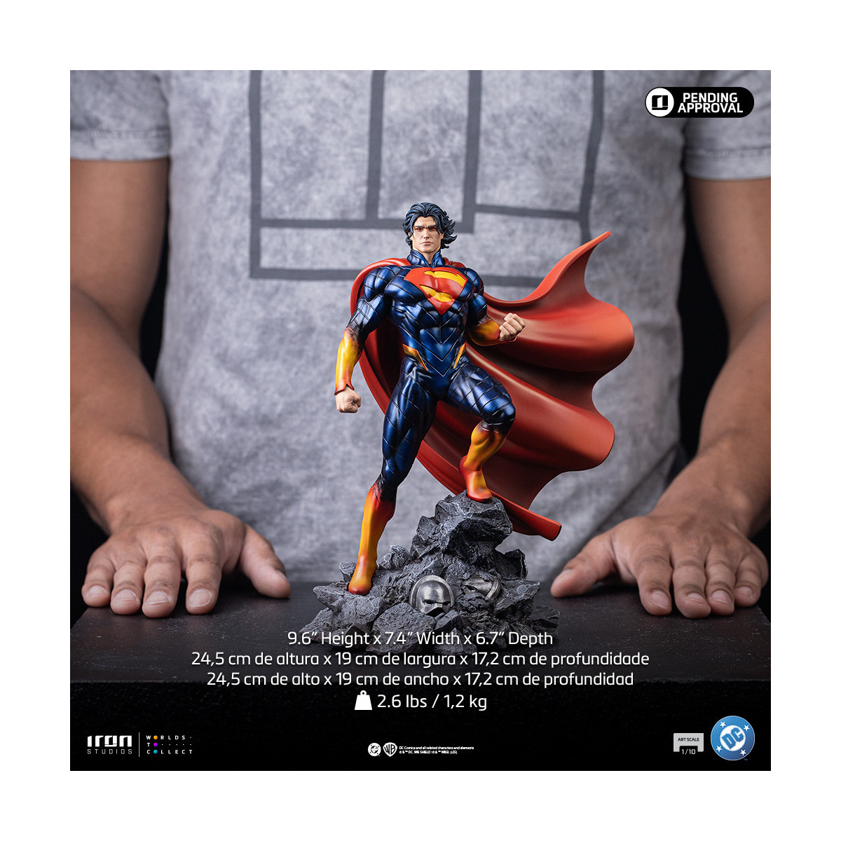 Iron Studios - DC Comics - Absolute Superman Escala de Arte Escala de Arte 1/10